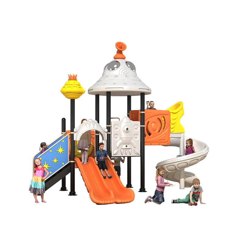 Kids Outdoor Area - مجموعة تسلية للأطفال، حديقة منزلقة بلاستيكية،