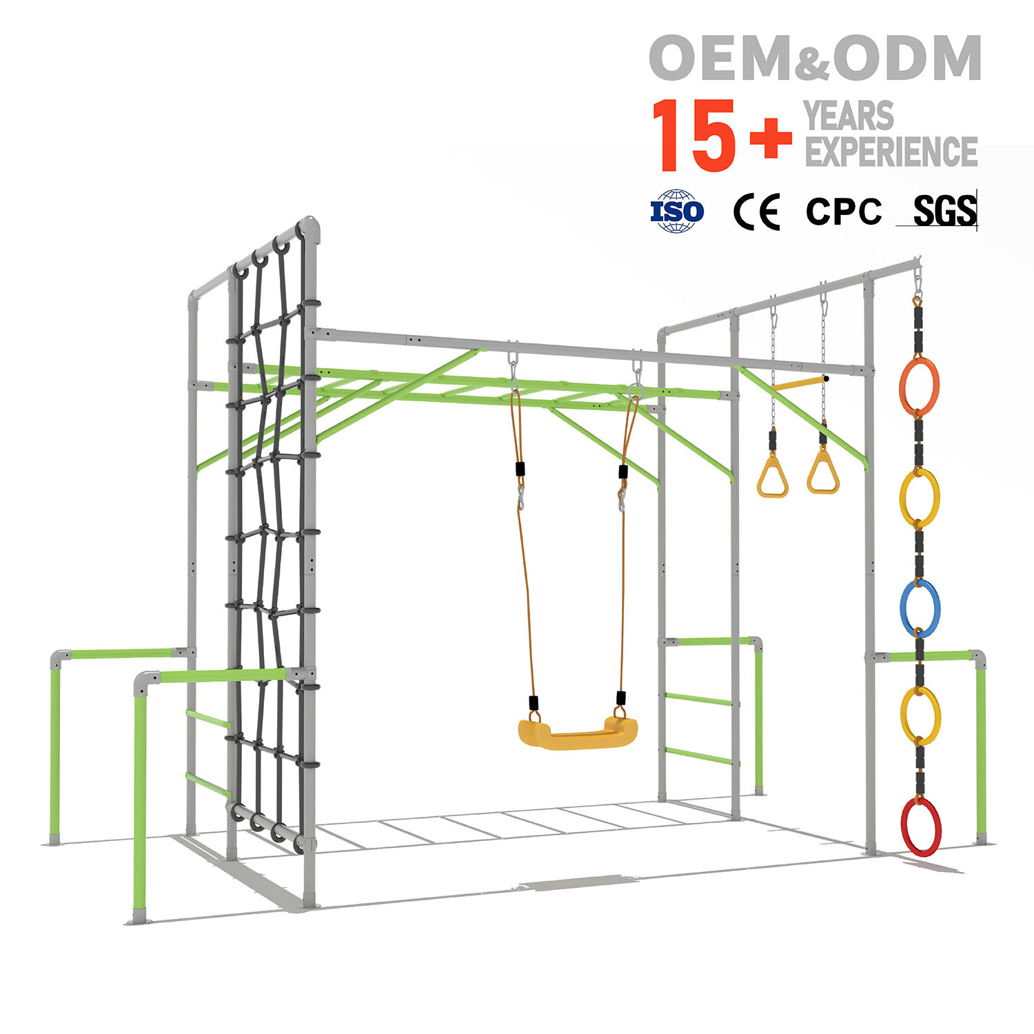 Kids Outdoor Climbing Frame - إطار تسلق للأطفال، ملعب خارجي للأطفال،