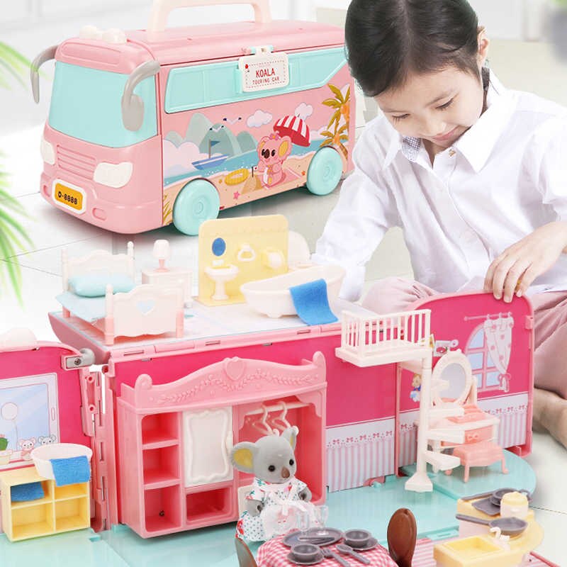 بيت دمى كوالا مع دمى، لعبة منز - مراجعة Kids Outdoor Kitchen Accessories وسعره