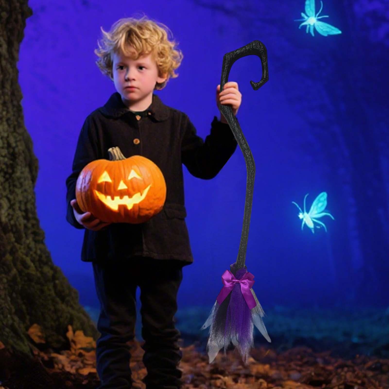 مكنسة ساحرة مخيفة، دعامة لزي ا - مراجعة Kids Outdoor Broom وسعره