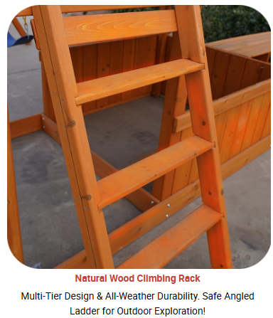 معدات لعب متينة، إطار تسلق، بي - مراجعة Kids Outdoor Climbing Frame وسعره