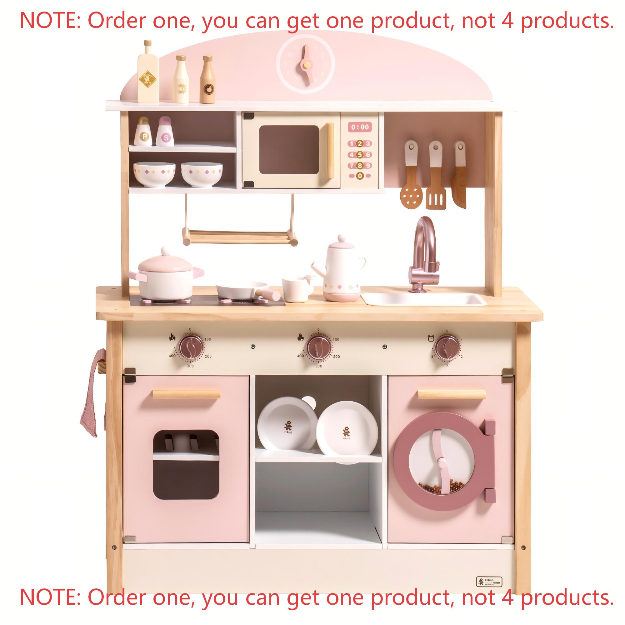 مطبخ أطفال خشبي وردي من روبود، - مراجعة Kids Outdoor Kitchen Accessories وسعره