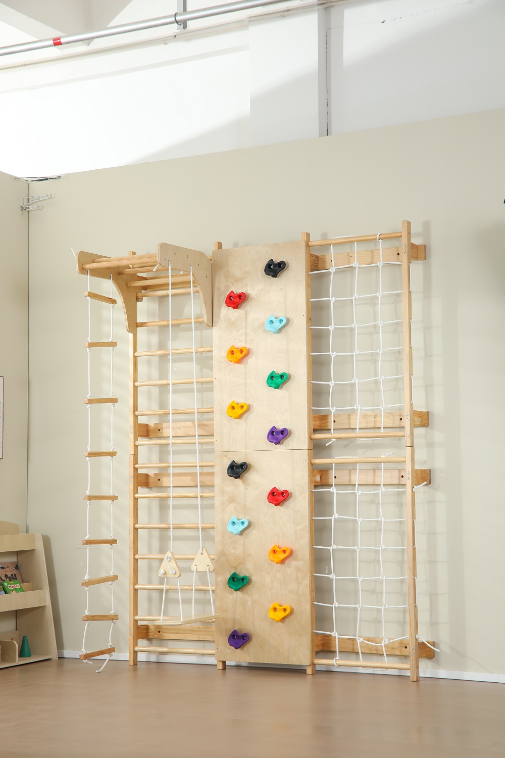 متوفر: إطار تسلق خشبي للأطفال  - مراجعة Kids Outdoor Climbing Frame وسعره